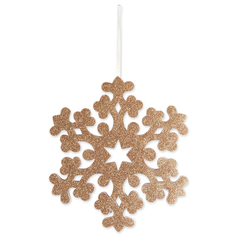 DII® Gold Hanging Foam Snowflake Set