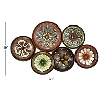 Black Metal Rustic Wall Decor, 31" x 19"