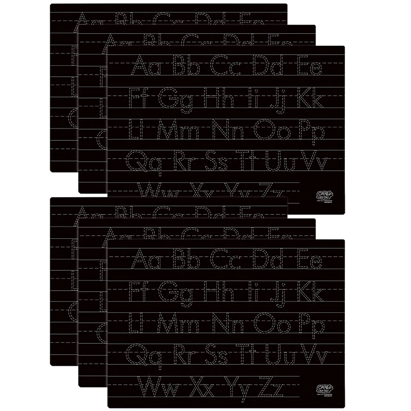 The Pencil Grip 2-Sided Letters Activity Playmats, 6ct.