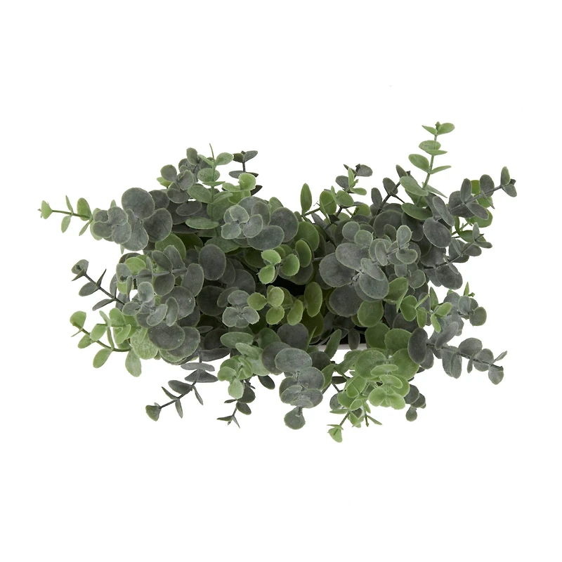 12" Green Foliage Artificial Plant with Black Pot