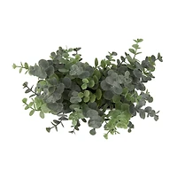 12" Green Foliage Artificial Plant with Black Pot