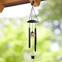 Glitzhome® 32" Solar Powered Windchime with Crackle Bulbs, 2ct.