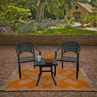 National Outdoor Living® Geometric Hand Woven Outdoor Rug