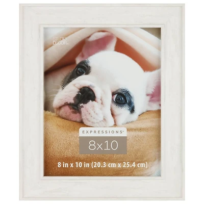 Expressions™ 8" x 10" Whitewashed Inner & Outer Lip Frame by Studio Décor®