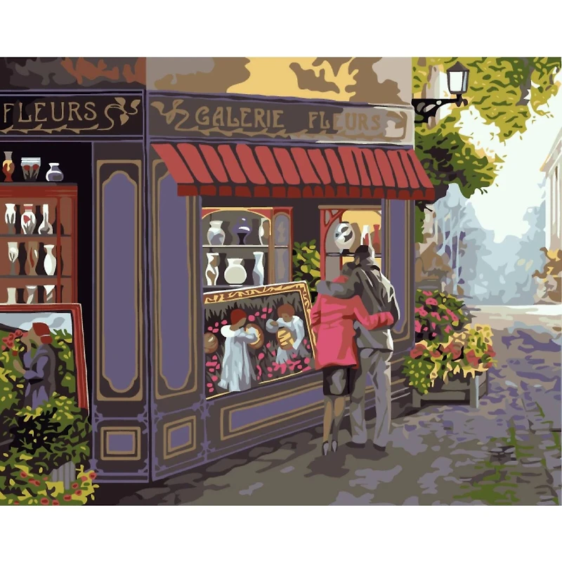 Crafting Spark City Romance Painting by Numbers Kit