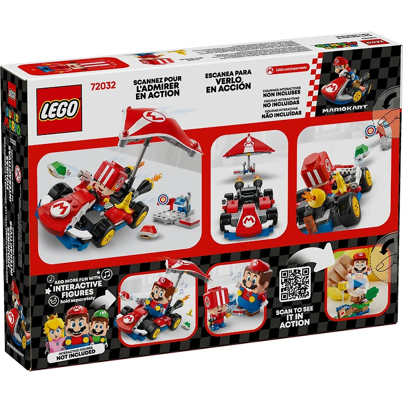 LEGO® Super Mario™: Mario Kart™ – Standard Kart, Car Toy Playset 72032