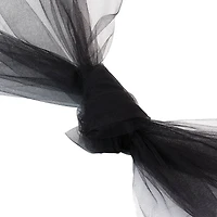 40 yd. Full Bolt: Black Shiny Tulle