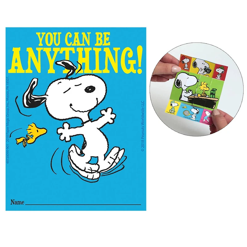 Eureka® Peanuts® Fidget Folders, 6 Packs of 16