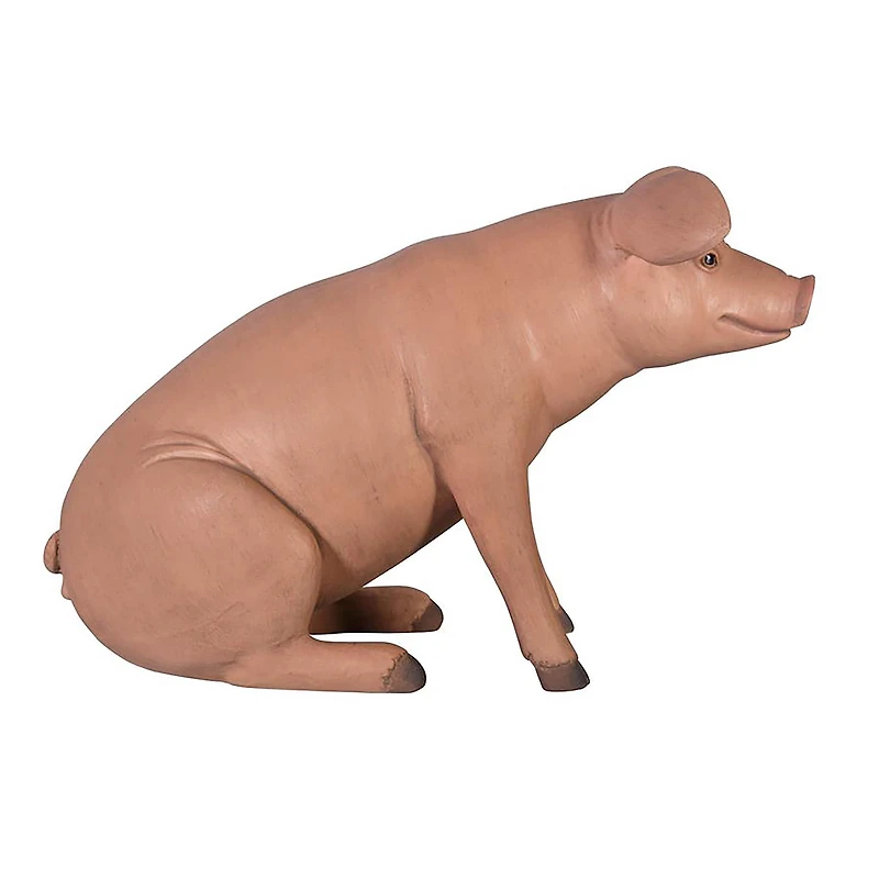 Design Toscano 23.5" Sitting in Hog Heaven Pig Statue