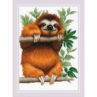 RIOLIS Sloth Counted Cross Stitch Kit R2213