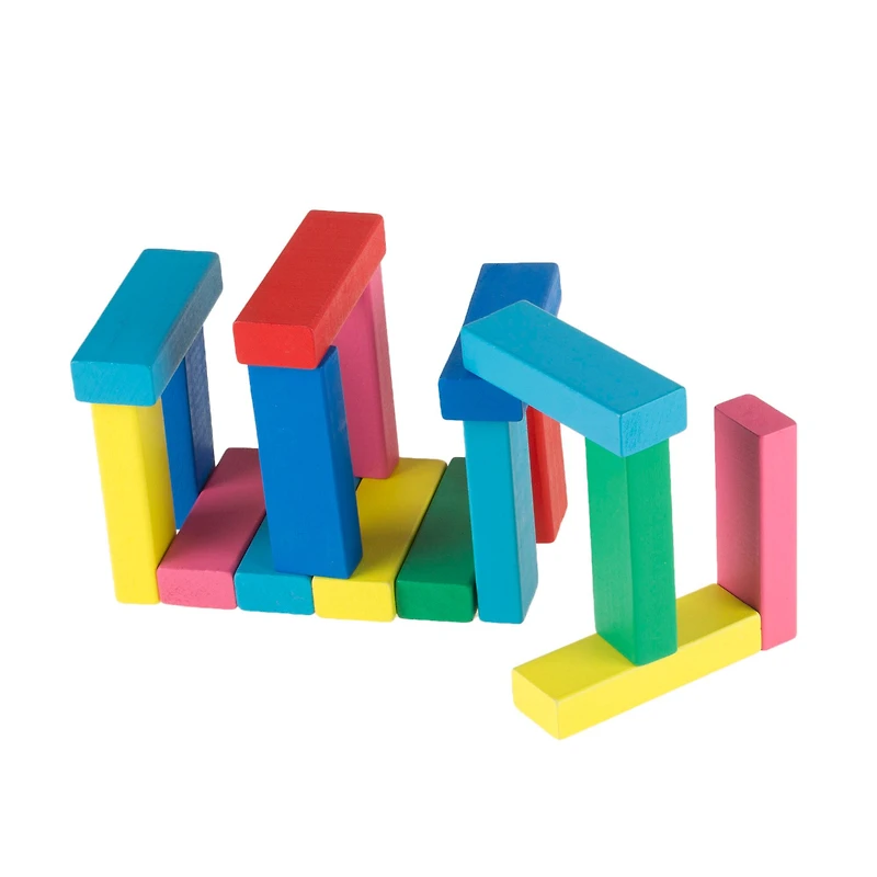 Toy Time Classic Wooden Blocks Stacking Game