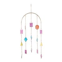 The Novogratz Multi Metal Contemporary Windchime, 34" x 14" x 2"
