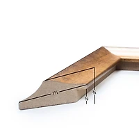 Frame USA Verona Narrow Bronze Single Image Picture Frame with Mat