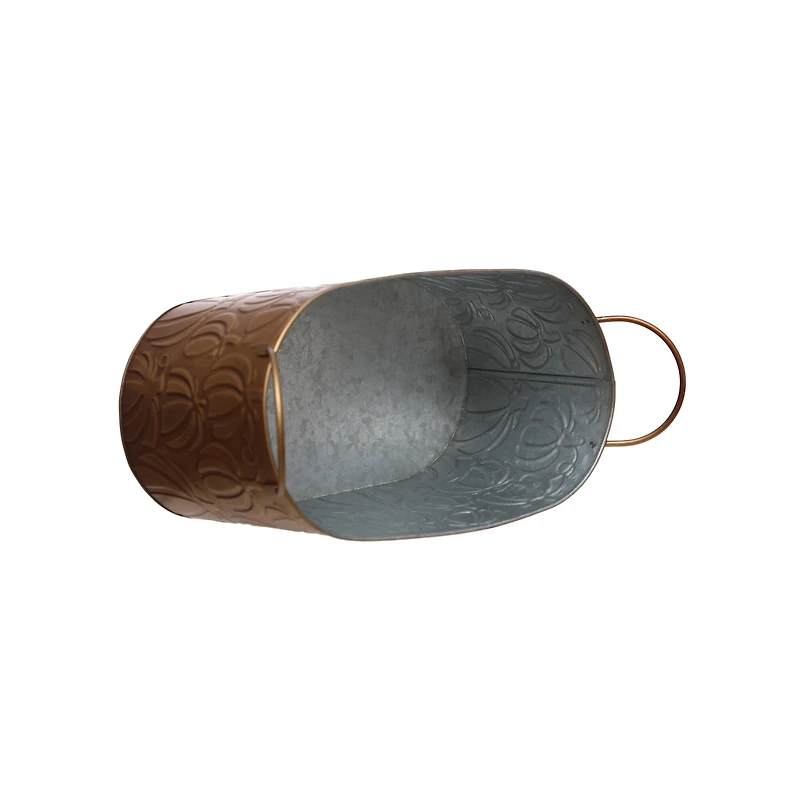 11.5" Gold Pumpkin Metal Bucket by Ashland®