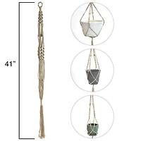 Sorbus 41" Macramé Plant Hangers, 4ct.