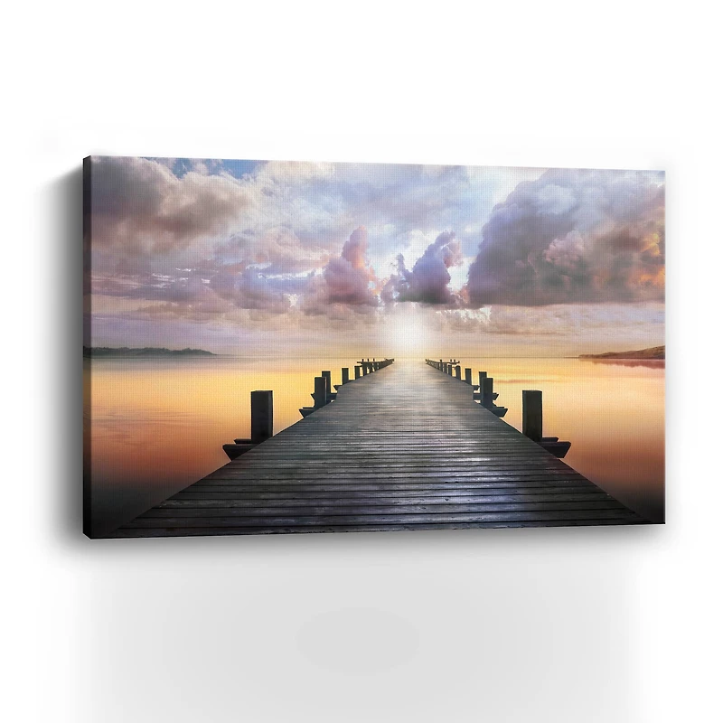 Blue Way Canvas Giclee