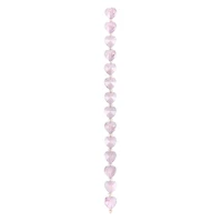 Purple Glass Heart Beads, 10mm by Bead Landing™
