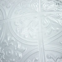 RoomMates Bright White Tin Tile Peel & Stick Backsplash