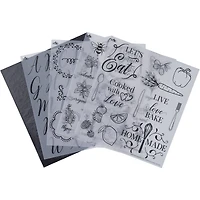 Plaid® Outdoor Wood Burning Pattern Sheets, 5ct.