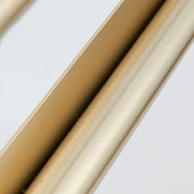 Hello Honey® Art Deco 2-Tier Mirrored Metal Bar Cart