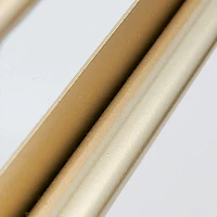 Hello Honey® Art Deco 2-Tier Mirrored Metal Bar Cart