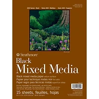 Strathmore® 400 Series Black Mixed Media Paper Pad