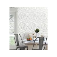 RoomMates White Tree Branches Peel & Stick Wallpaper