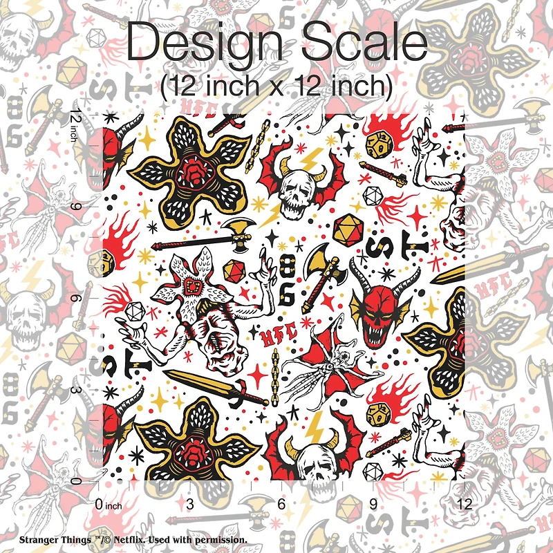 RoomMates Stranger Things Hellfire Club Red Peel & Stick Wallpaper