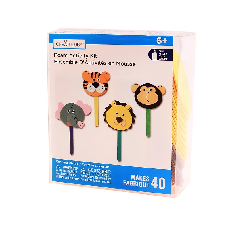 Animal Puppets Foam Activity Kit by Creatology™