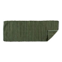 DII® Olive Green Rag Rug, 2ft. x 6ft.
