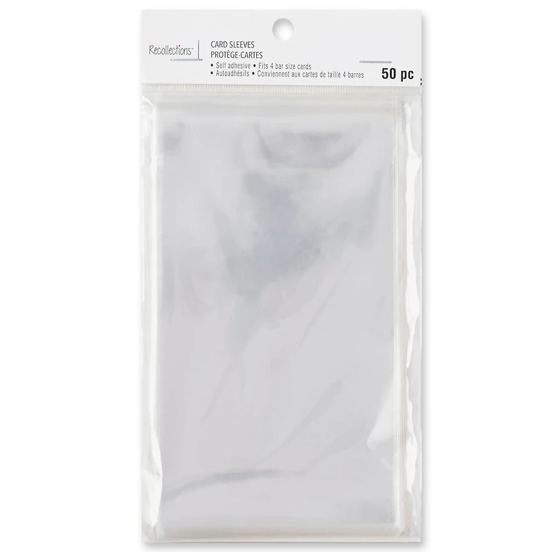 Clear Card Sleeves by Recollections™, 3.5" x 4.875"