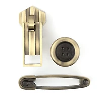 Dritz® Antique Brass Safety Pin Cabinet Pull