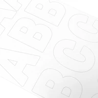 White Alphabet Stickers by Recollections™