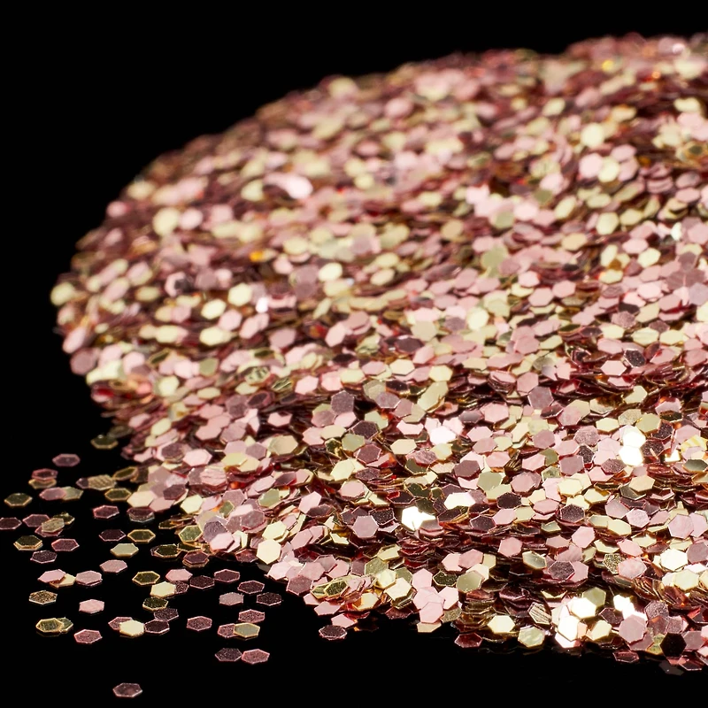 Chunky Polyester Champagne Rose Glitter by Recollections™