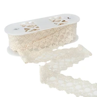 3" Ivory Embroidered Lace Trim by Celebrate It®