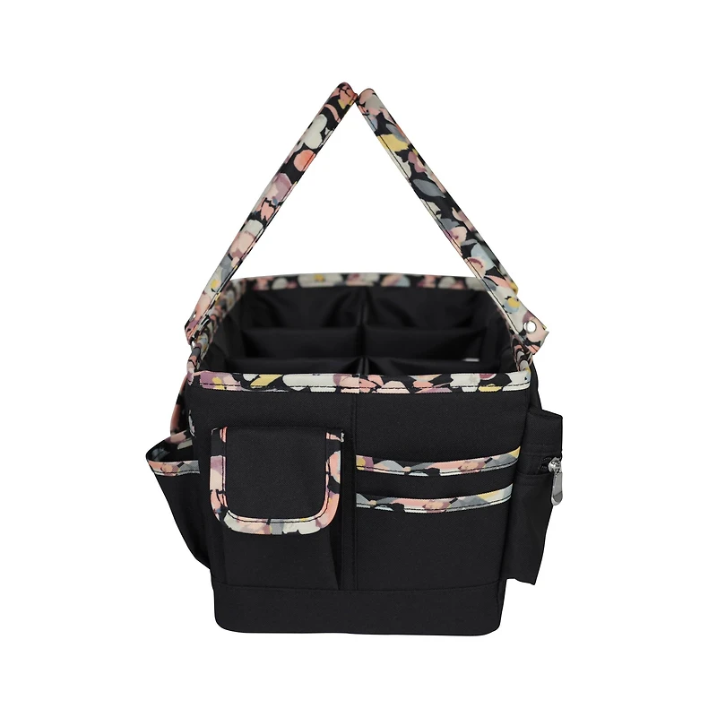 Everything Mary Black Floral Deluxe Store & Tote