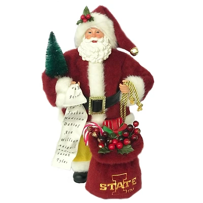 Santa's Workshop 12" Iowa State Santa