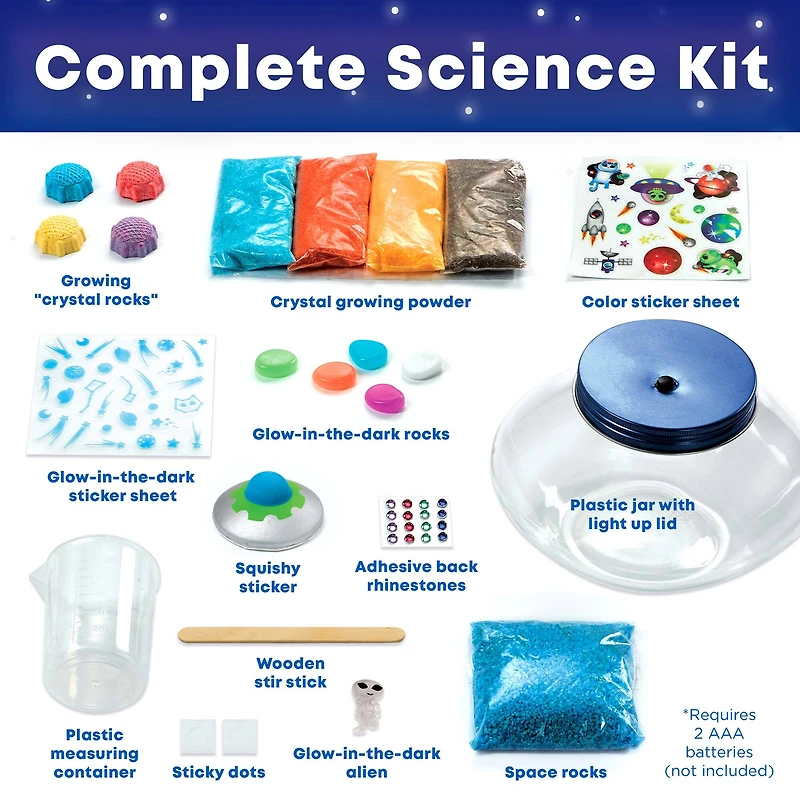 Creativity for Kids Crystal Space Terrarium Kit