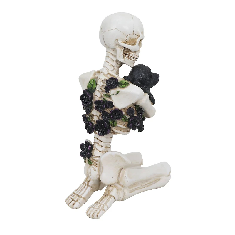 8.5" Skeleton Hugging a Dog Tabletop Décor by Ashland®