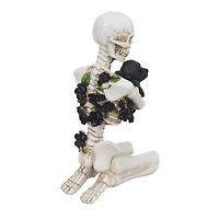 8.5" Skeleton Hugging a Dog Tabletop Décor by Ashland®