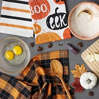 DII® Pumpkin Boo! Dishtowel Set