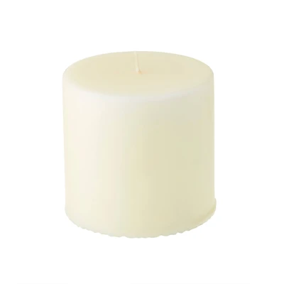 Ashland® Basic Elements™ Ivory Pillar Candle, 3 Pack