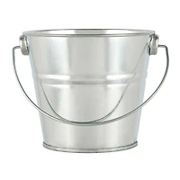 3" Silver Metal Buckets by Celebrate It™, 5ct.