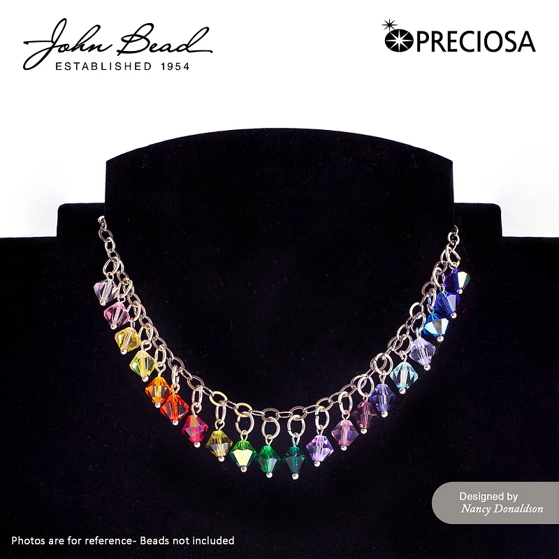 John Bead PRECIOSA 4mm Czech Crystal Bicone Beads