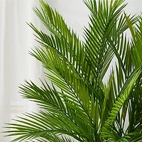 Glitzhome® 5ft. Potted Faux Palm Tree