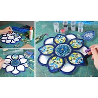 Leisure Arts® 10" Circle Welled Wood Surface