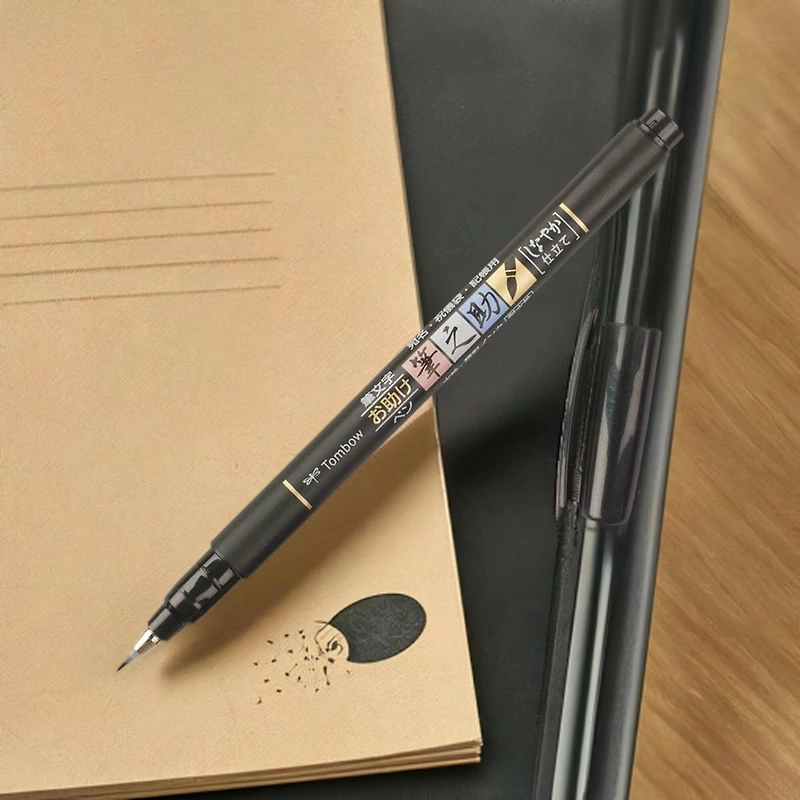 Tombow Fudenosuke Black Soft Tip Brush Pen