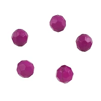 12 Pack: Purple Faceted Acrylic Round Craft Beads by Bead Landing™, 8mm
