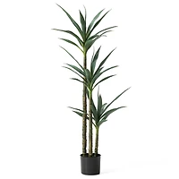 Glitzhome® 4.25ft. Faux Tequila Plant in Pot