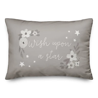 Wish Upon A Star 20" x 14" Throw Pillow